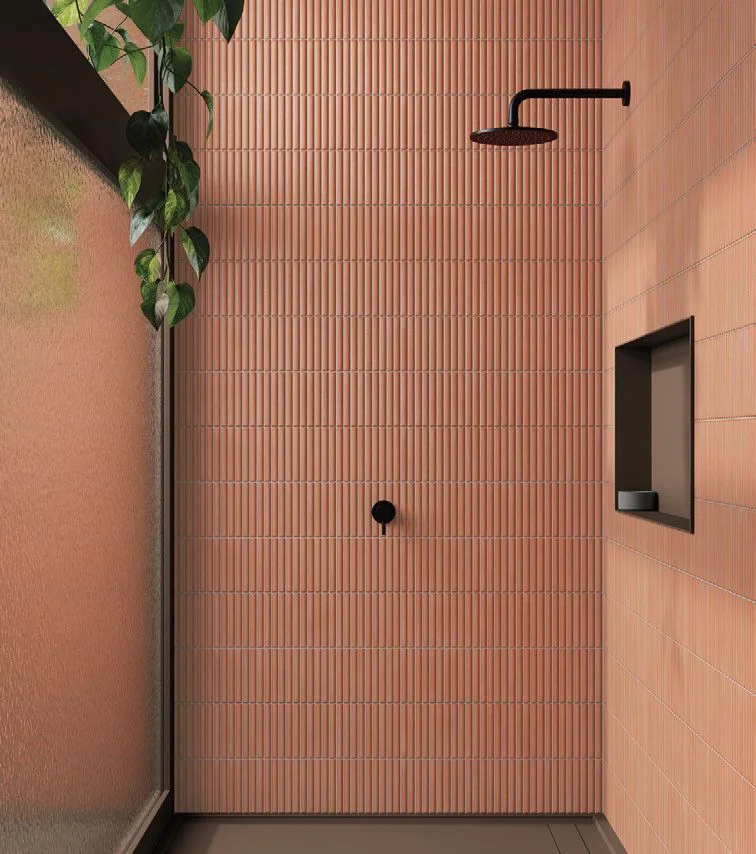 Gayafores płytka ścienna Deco Lingot Coral 32x62,5 połysk 